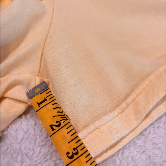 High Waist Yellow Relaxed Fit Shorts - Picture 5 of 6